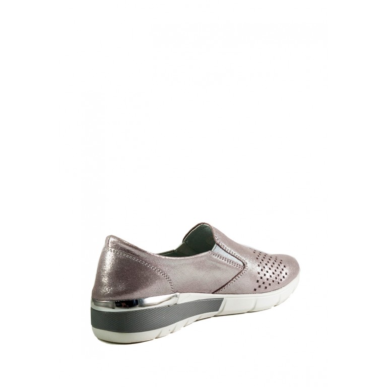 Мокасины женские Allshoes 206-11XM-06 светло-розовый