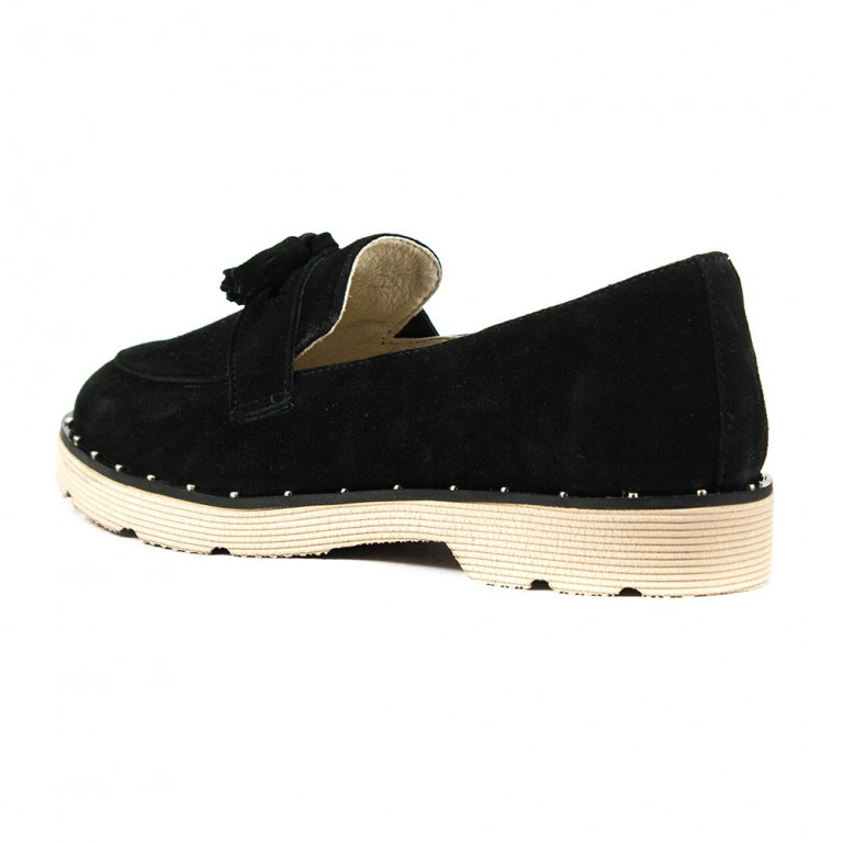 Туфли женские MIDA 21996-17 черная замша
