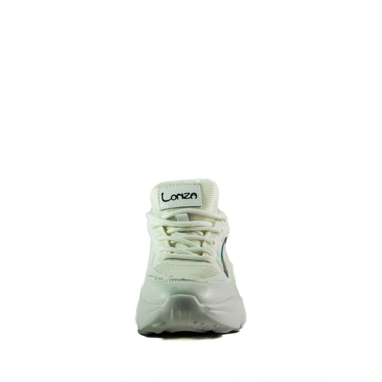 Кроссовки женские Lonza СФ Z9009-10 белые