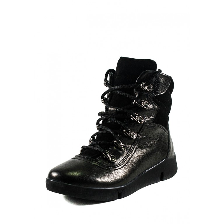 Ботинки зимние подросток MIDA 34181-16Ш черные