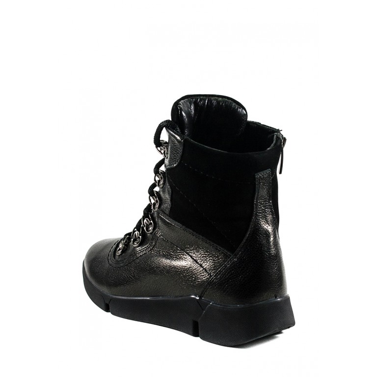 Ботинки зимние подросток MIDA 34181-16Ш черные