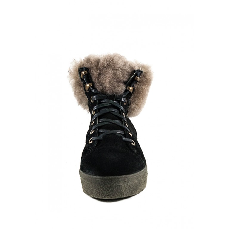 Ботинки зимние женские MIDA 24854-249Ш  черные