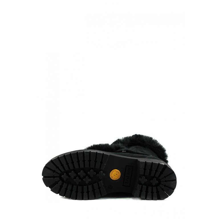 Ботинки зимние подросток MIDA 34163-392Ш черные