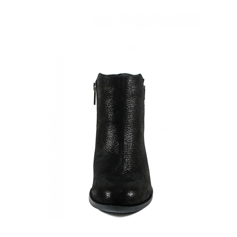 Ботинки демисезон женские Lonza L-2555-2163-1 черная кожа