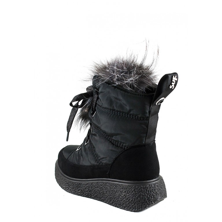 Ботинки зимние женские Prima D'arte 1480-F622-1 черные