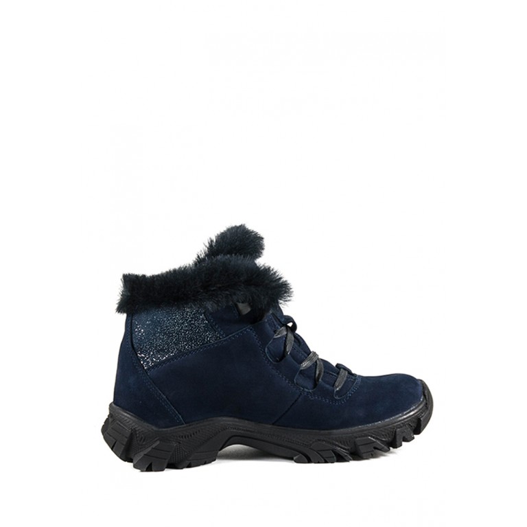 Ботинки зимние женские MIDA 24641-12Ш синие