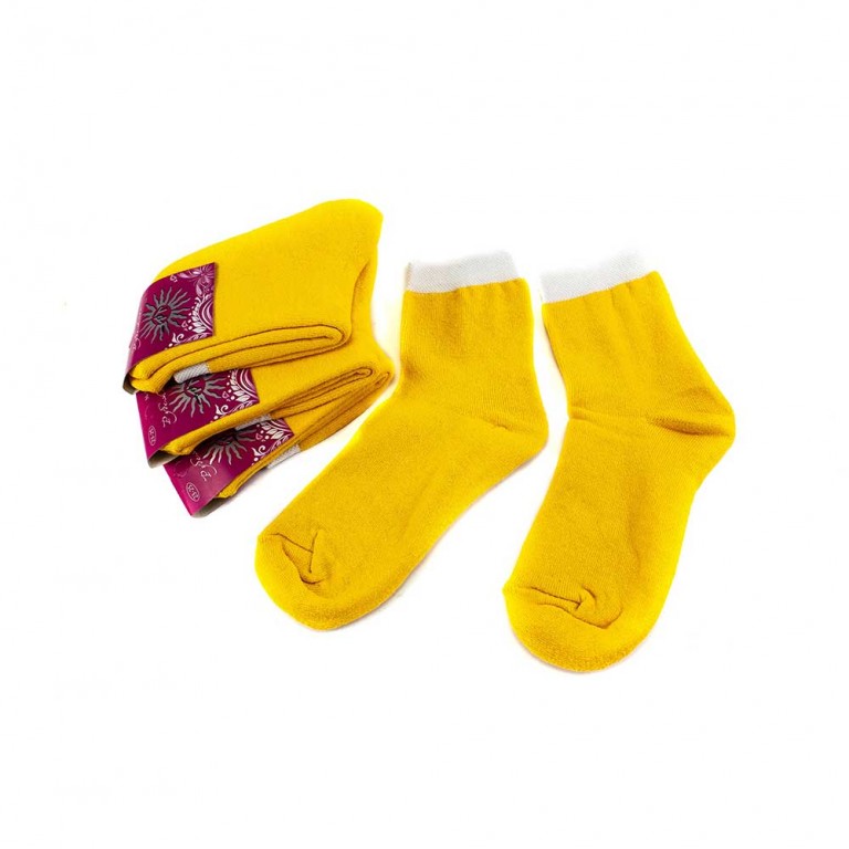 Носки женские Рубеж-Текс 100 желтые 36-39