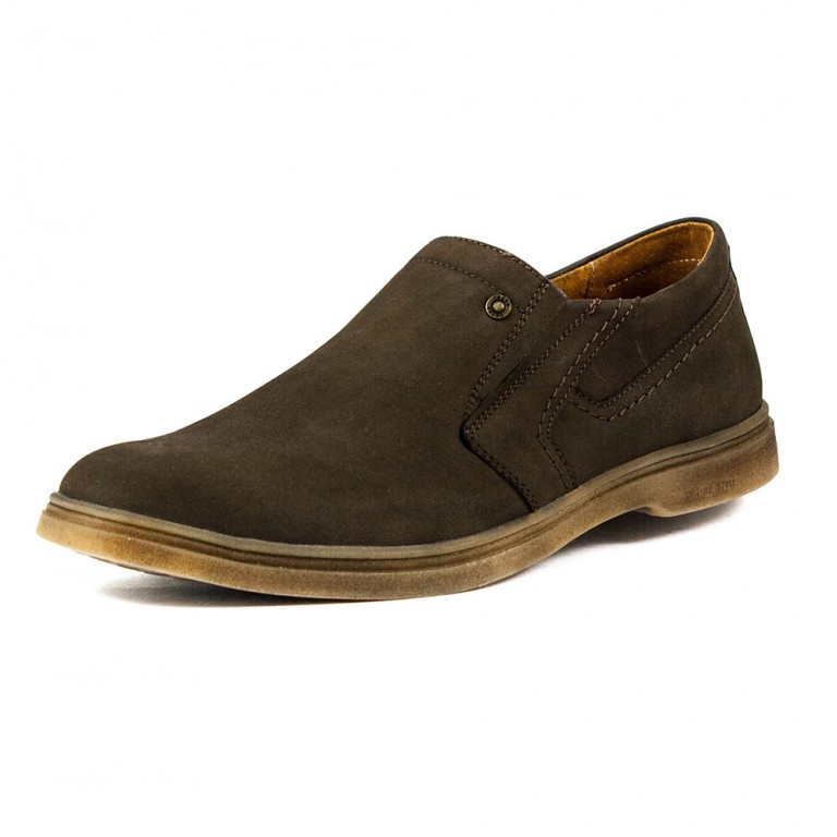 Туфли мужские MIDA 110660-82 коричневый нубук