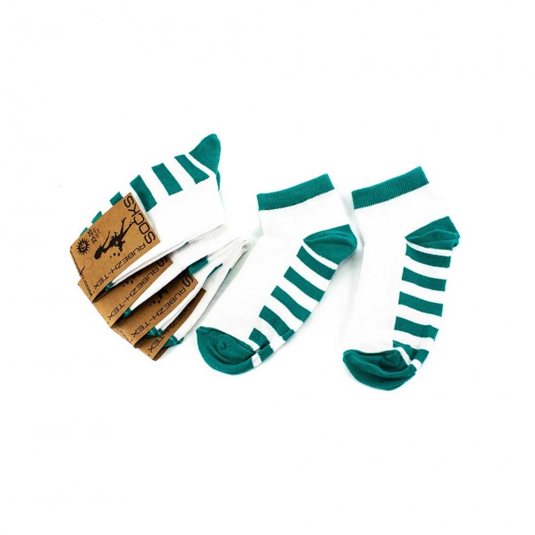 Шкарпетки жіночі Рубіж-Текс 2с136 зелені смуг (35-40)