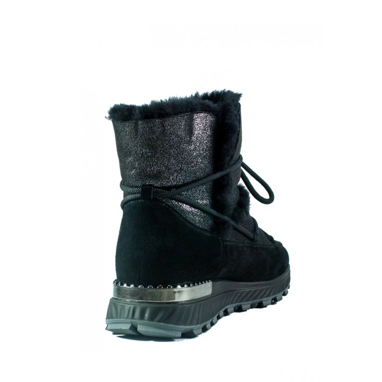 Черевики зимові жіночі Allshoes чорний 21078