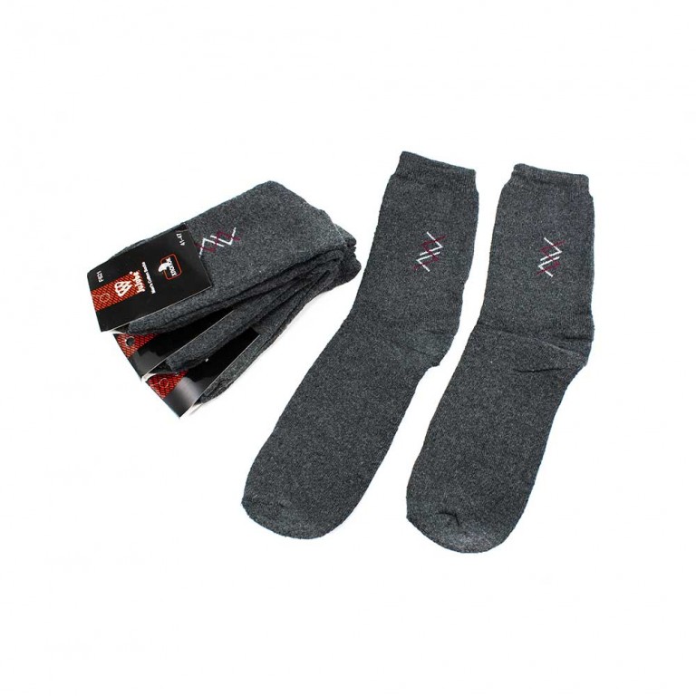 Шкарпетки чоловічі Jujube F621-1-1 темн.сірі 41-47