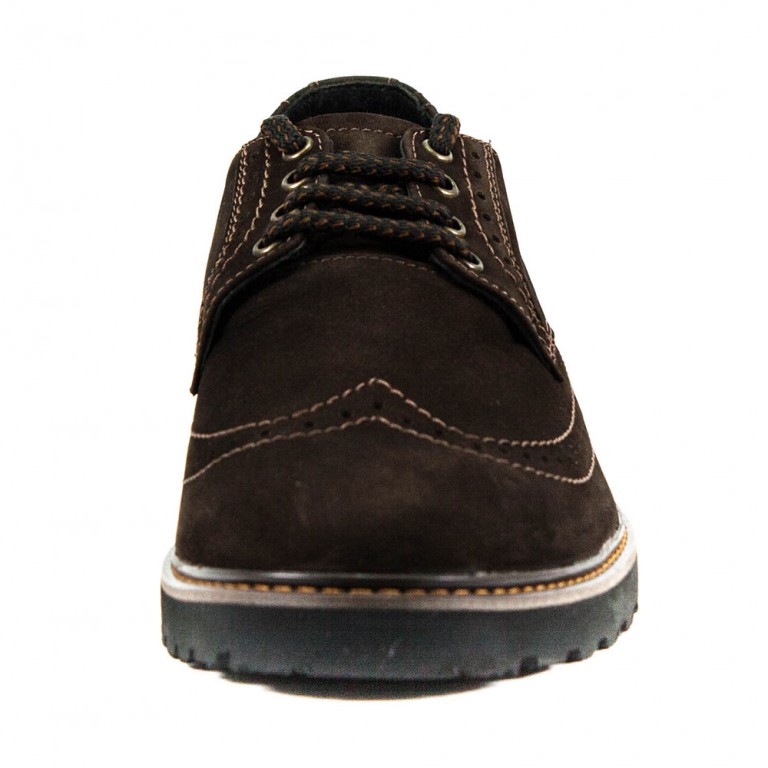 Туфли мужские MIDA 11419-82 коричневый нубук