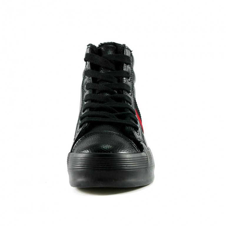 Ботинки зимние женские Prima D'arte YD010 черный