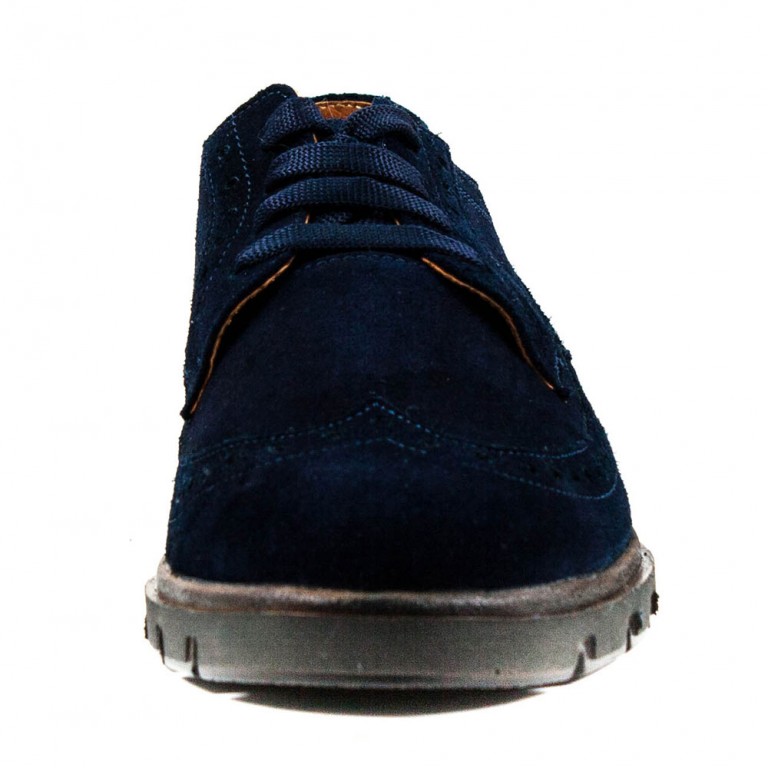 Туфли мужские MIDA 110534-250 синяя замша