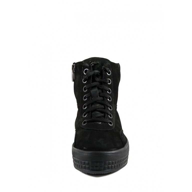 Ботинки зимние женские MIDA 24596-9Ш черные