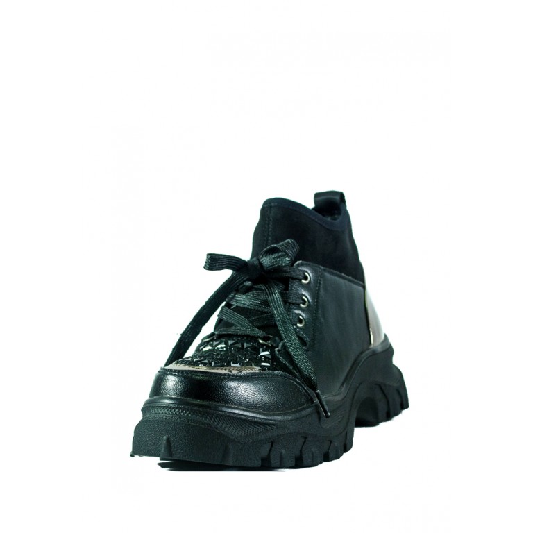 Ботинки демисезон женские Allshoes СФ CHJ-K166-B530-4 черные