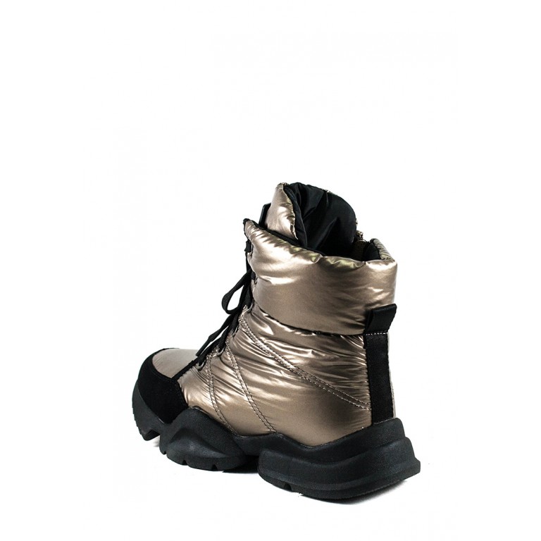 Ботинки зимние женские Prima D'arte 1552-F660-3 металлик