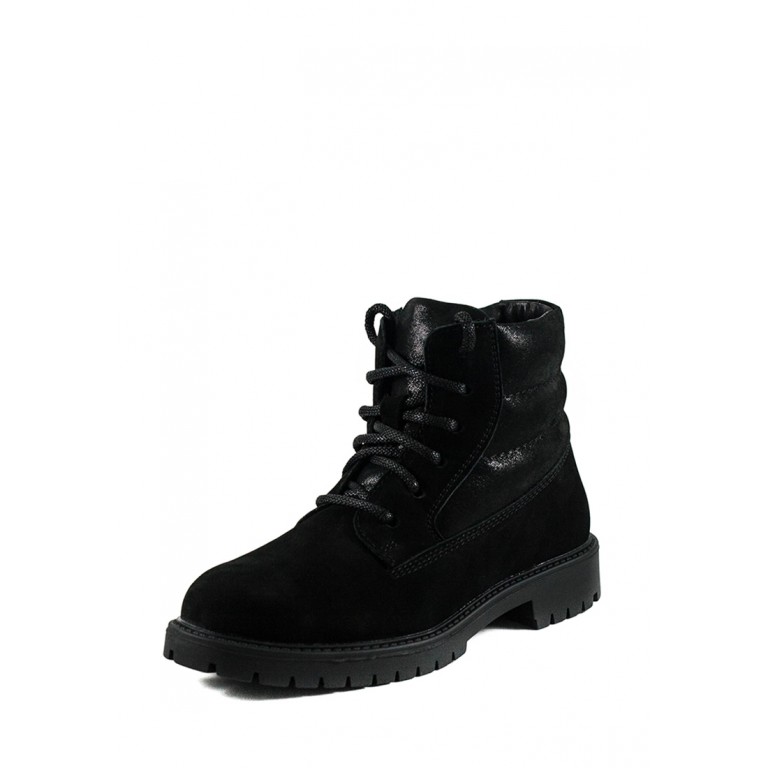 Ботинки зимние подросток MIDA 34122-655Ш черные