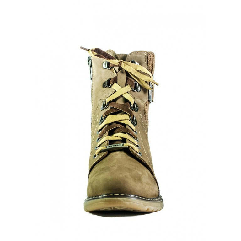 Ботинки зимние женские MIDA 24382-11Ш коричневые