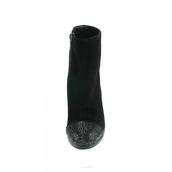 Ботинки демисезон женские Foletti FL805-1 чзш черная замша