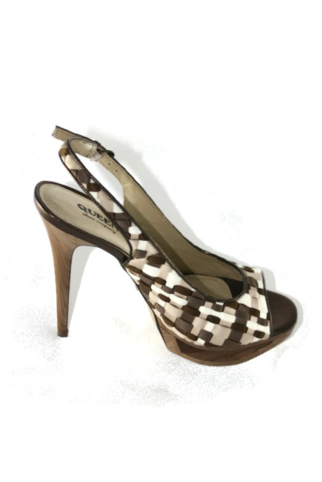 Босоніжки жіночі літні Queen коричневий 00464 Босоніжки жіночі літні Queen коричневий 00464