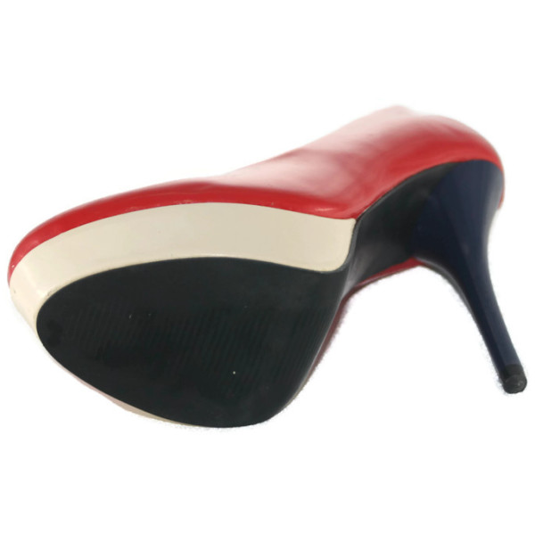 Туфли женские Vivien Q2-1415Т красно-белый