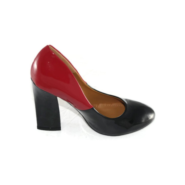 Туфли женские VivienQ2-1417Т черно-красный