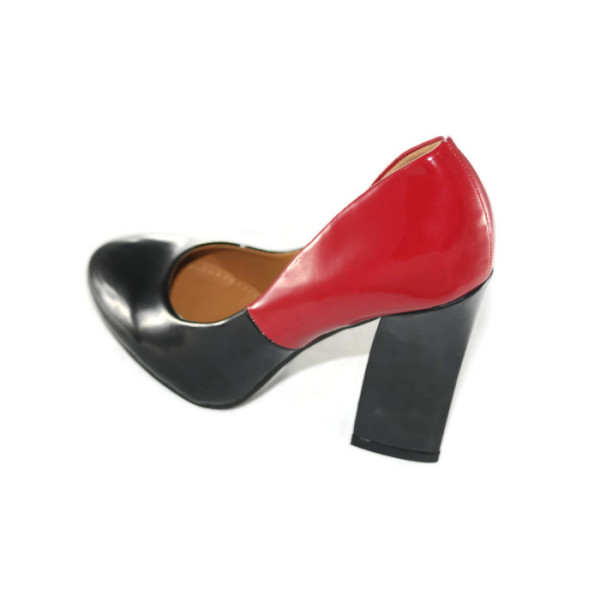 Туфли женские VivienQ2-1417Т черно-красный