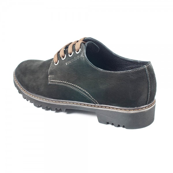 Туфли мужские MIDA 110054-9 черная замша