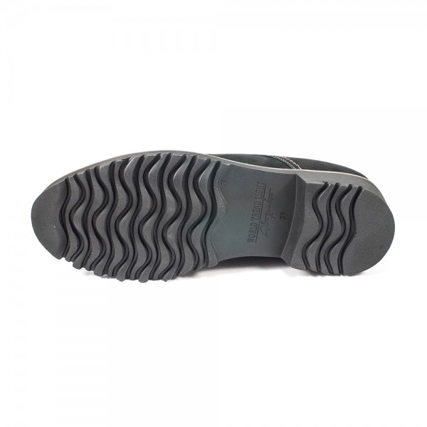 Туфли мужские MIDA 110054-9 черная замша