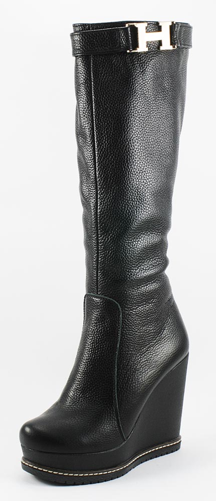 Чоботи зимові жіночі VOG чорний 03950 Чоботи зимові жіночі VOG чорний 03950