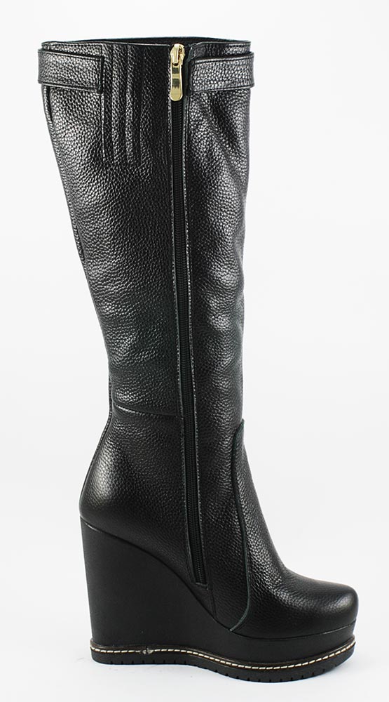 Чоботи зимові жіночі VOG чорний 03950 Чоботи зимові жіночі VOG чорний 03950