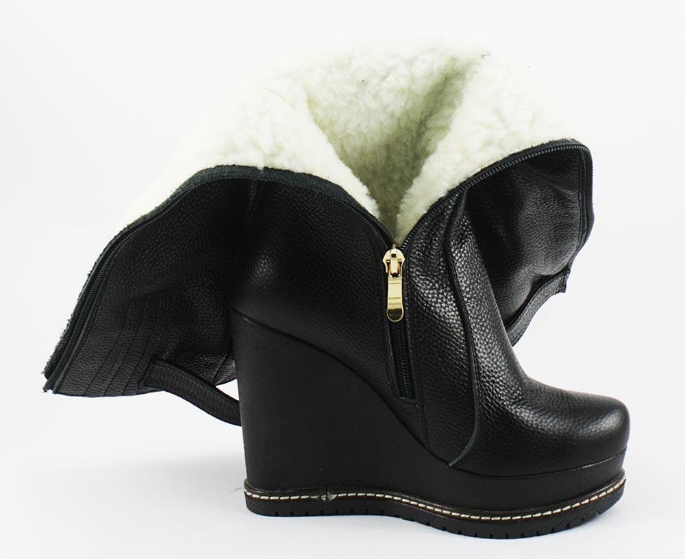 Чоботи зимові жіночі VOG чорний 03950 Чоботи зимові жіночі VOG чорний 03950