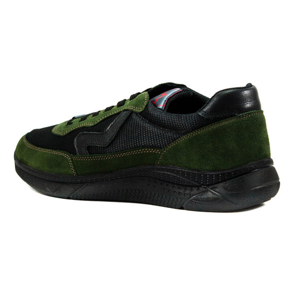 Кроссовки мужские MIDA 110633-268 зелено-черные