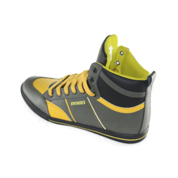 Мужские кроссовки Kroker's 12SO237 серо-желтый