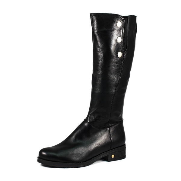 Сапоги зимние женские ZARUI ZAR645 черная кожа