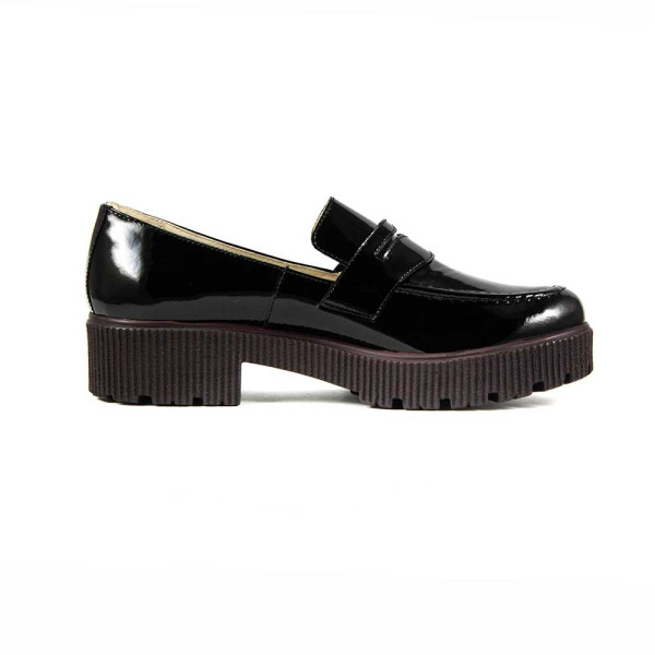 Туфли женские MIDA 21630-134 черный лак