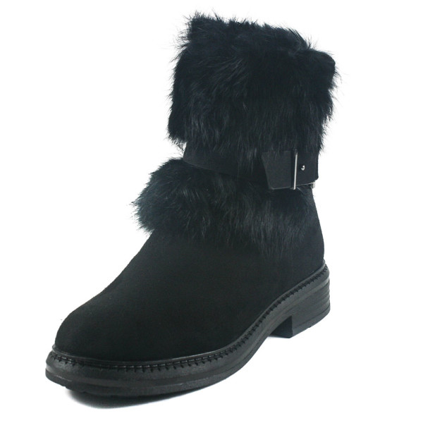 Ботинки демисезон женские Allshoes CHJ-K9511-A563-1 ЧЗ черные