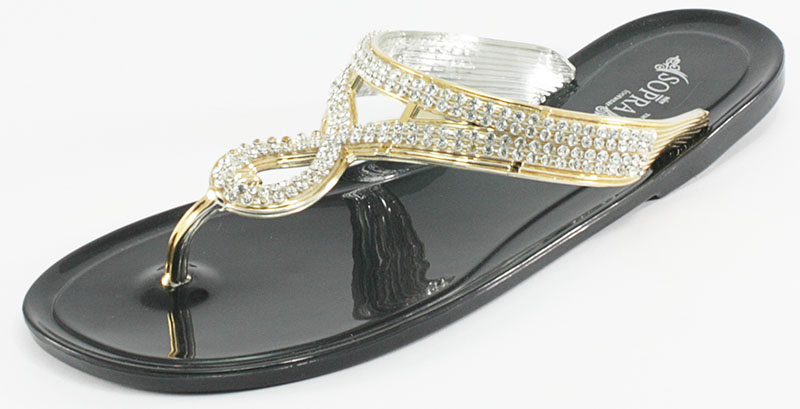 Шльопанці жіночі Sopra чорний 03470 Шльопанці жіночі Sopra чорний 03470