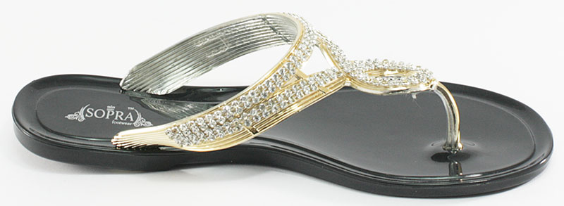 Шльопанці жіночі Sopra чорний 03470 Шльопанці жіночі Sopra чорний 03470
