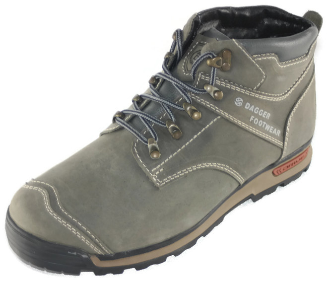 Мужские ботинки Dagger 2168 серый нубук Мужские ботинки Dagger 2168 серый нубук