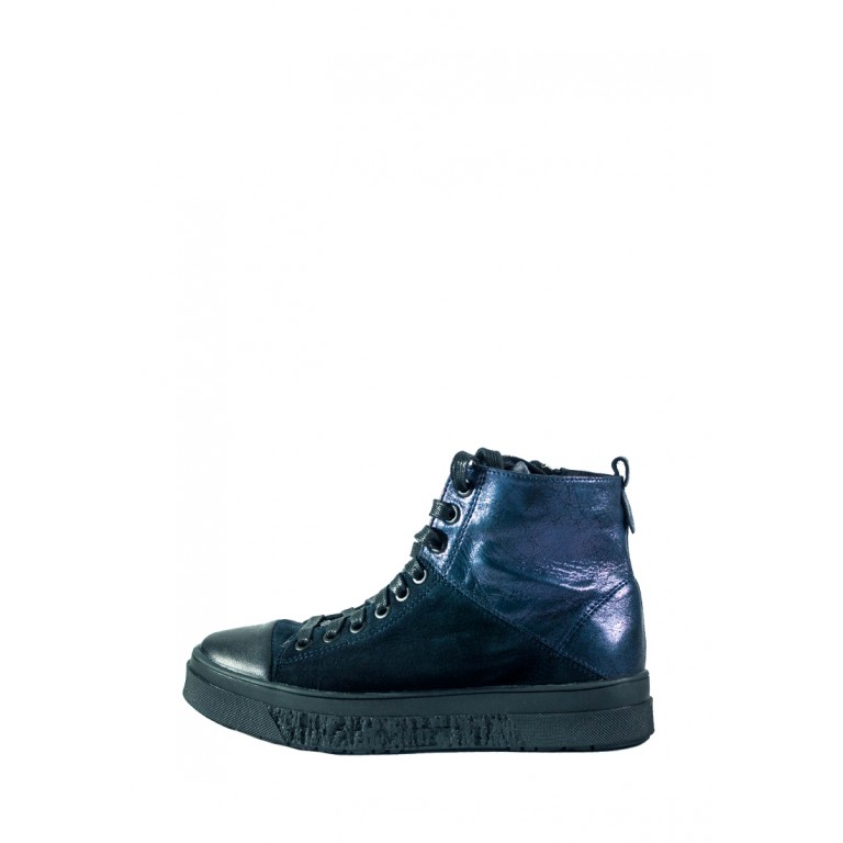 Ботинки зимние женские MIDA 22316-230 темно-синие