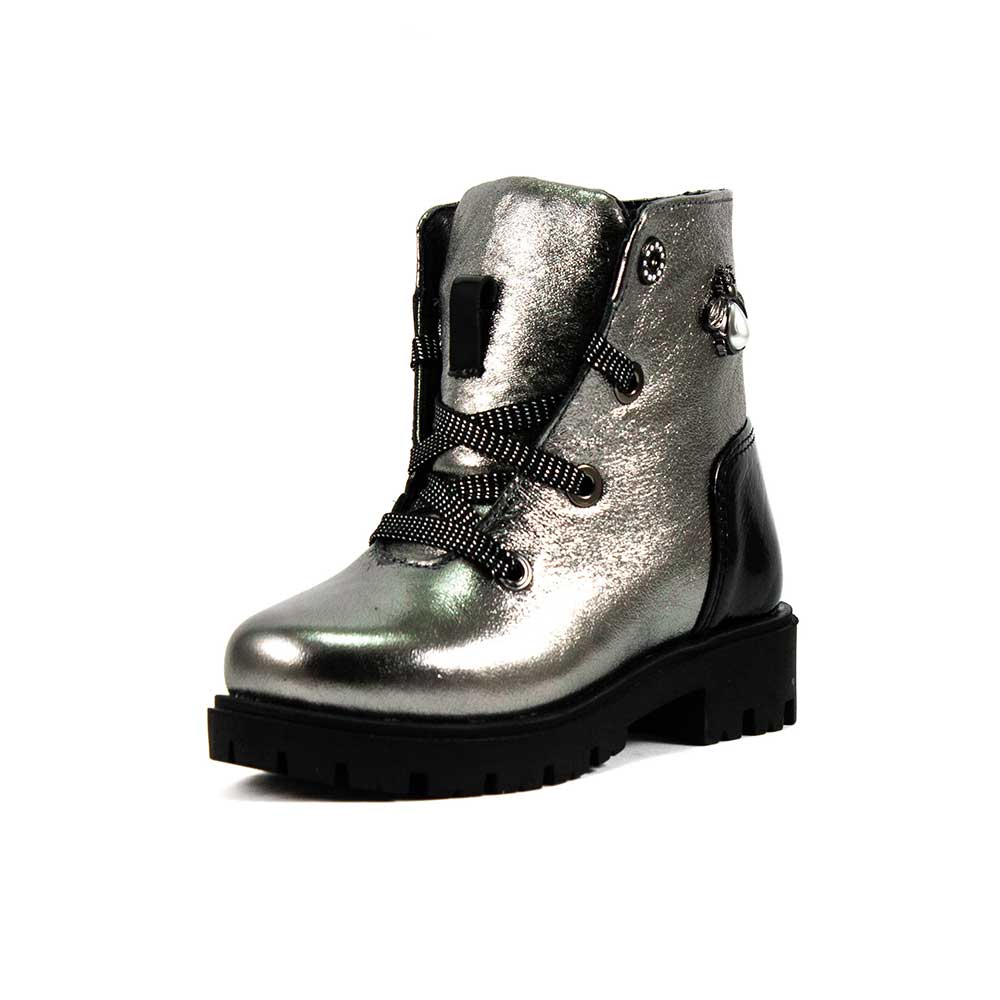 Черевики зимові дитячі Alexandro срібний 14497 Черевики зимові дитячі Alexandro срібний 14497