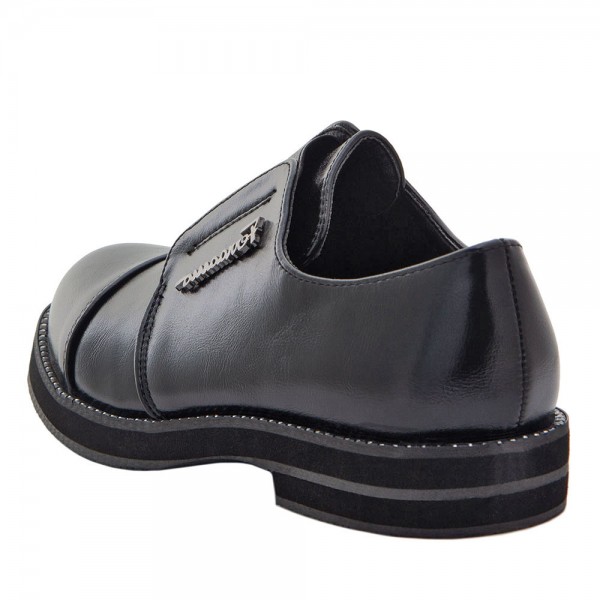 Туфли для девочек Optima MS 21563 черный