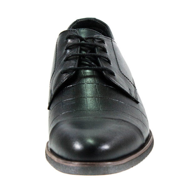 Туфли мужские MIDA 110428-566 черная кожа