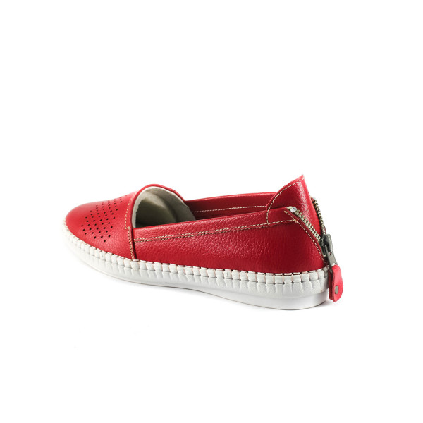 Балетки жіночі літні Allshoes червоний 06141