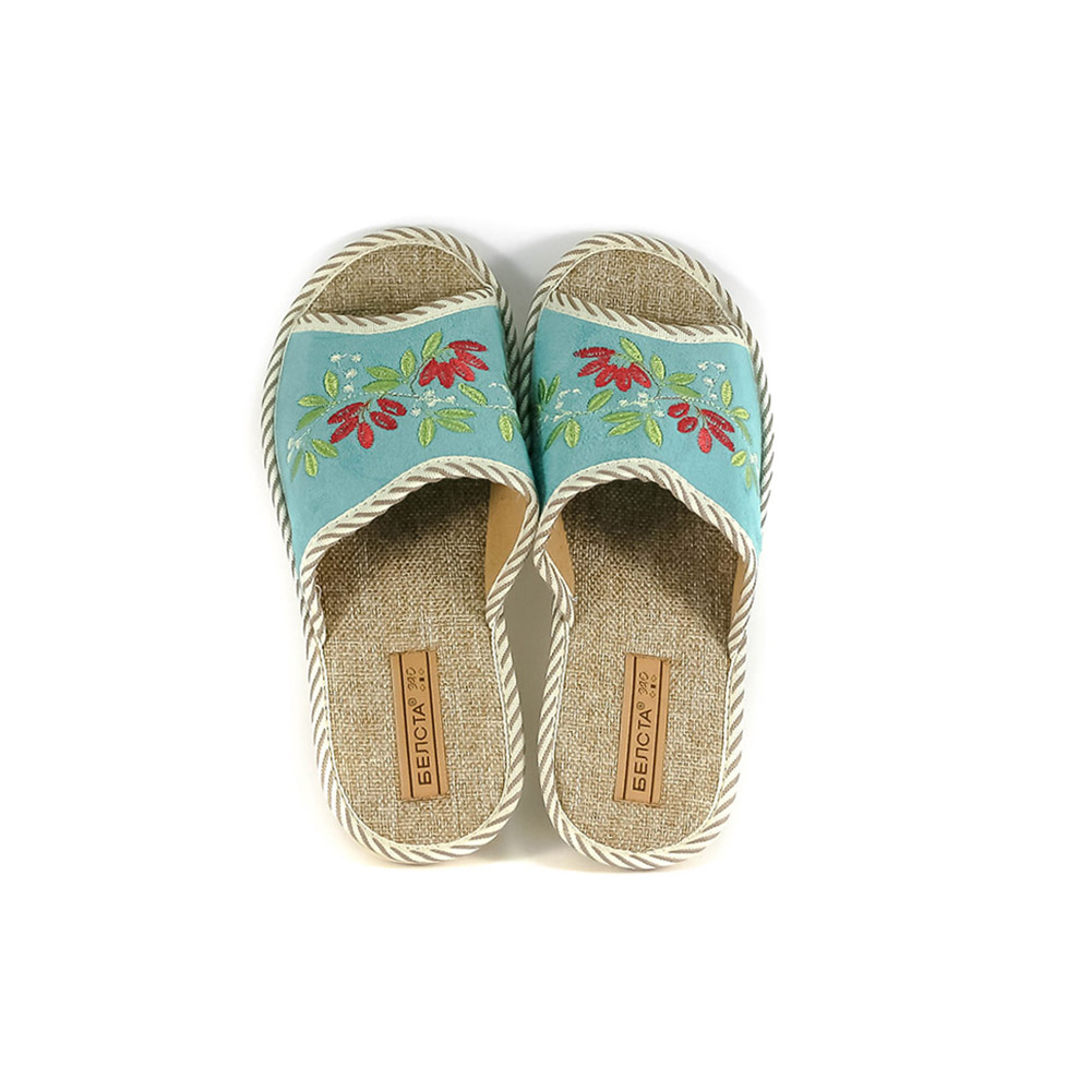 Тапочки комнатные женские Белста 155 703 С213 бирюзовый Тапочки комнатные женские Белста 155 703 С213 бирюзовый