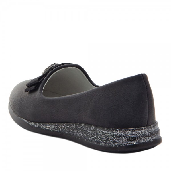 Туфли для девочек MS 21576 черный