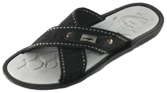 Шльопанці чоловічі Progres чорний 02290 Шльопанці чоловічі Progres чорний 02290