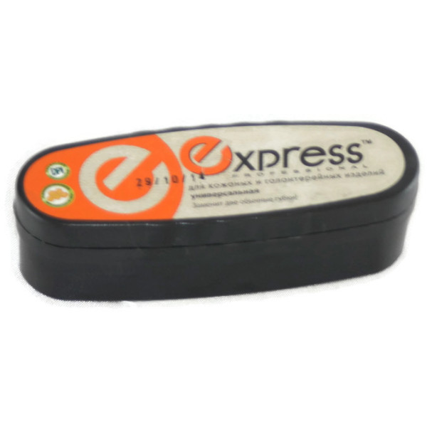 Губка-блеск для кожаных и галантерейных изделий универсальная Express